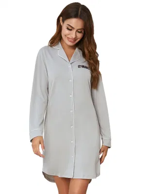 Бутик Мягкие женские пижамы с длинными рукавами Полиэстер 95% Спандекс 5% Пижама Домашняя одежда для сна