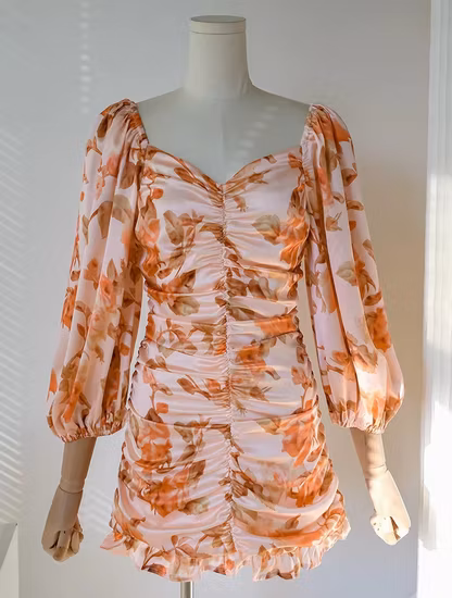 Модная одежда, летняя одежда, женская одежда, женская одежда с цветочным принтом, пляжное сексуальное платье, коллекция, изготовленная на заказ одежда Longuette, оптовая цена фабрики Китая