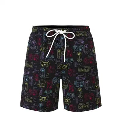 Пляжные брюки с цифровой печатью для детей